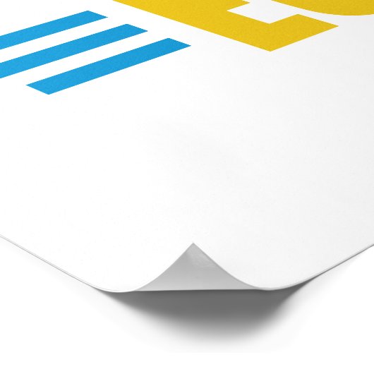 卵おもしろい揚げ ポスター (角)