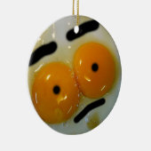 卵おもしろい目 セラミックオーナメント (右)