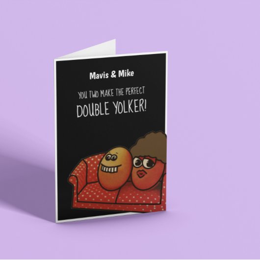 卵おもしろい記念日カード カード