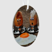 卵おもしろい オーナメント (正面)