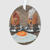 卵おもしろい オーナメント (正面)