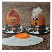 卵おもしろい タイル (正面)