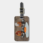 卵おもしろい ラゲッジタグ (正面縦)