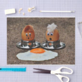 卵おもしろい 薄葉紙 (クラフト)