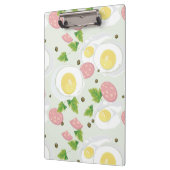 卵およびソーセージパターン クリップボード (左)