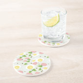 卵およびソーセージパターン コースター (側面)