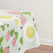 卵およびソーセージパターン テーブルクロス (インサイチュ)