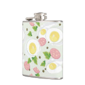 卵およびソーセージパターン フラスク (左)