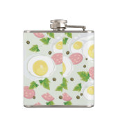 卵およびソーセージパターン フラスク (裏面)