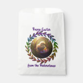 卵かごの中のイースターチッパーソナライズされたク フェイバーバッグ (正面)