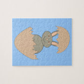 卵からバニーハッチング風変わりパズル ジグソーパズル (横)