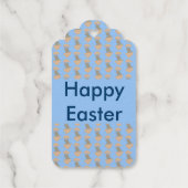 卵からバニーハッチ風変わりカスタム ギフトタグ (裏面)