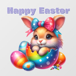 卵からバニー絵を描の覗き ウィンドウサイン