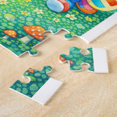 卵から蝶へのパズル3 ジグソーパズル (側面)