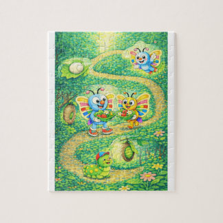 卵から蝶へのパズル ジグソーパズル