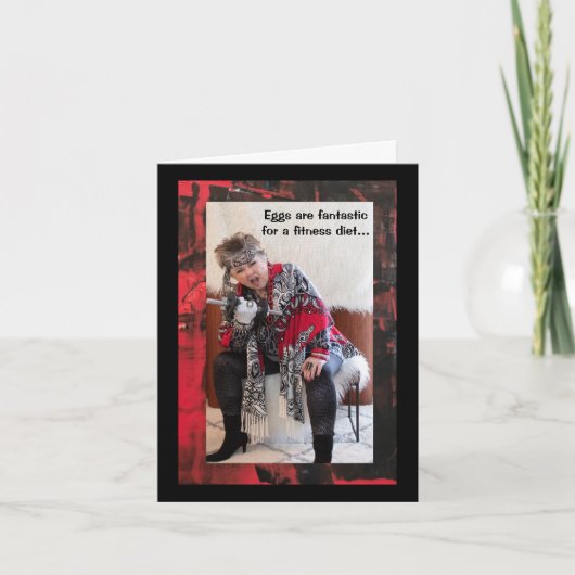 卵か他の折り畳みグリーティングカード カード (正面)