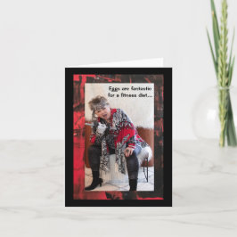 卵か他の折り畳みグリーティングカード カード