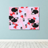 卵が擦り切れた キャンバスプリント (インサイチュ (ウッドフロア))