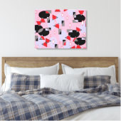 卵が擦り切れた キャンバスプリント (インサイチュ (寝室))