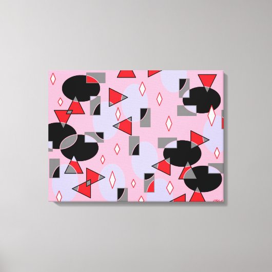 卵が擦り切れた キャンバスプリント (正面)