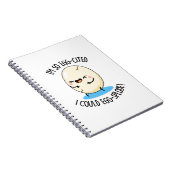 卵が爆発しちゃうほど面白い卵パンのひとつです ノートブック (右側)