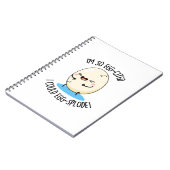 卵が爆発しちゃうほど面白い卵パンのひとつです ノートブック (左側)