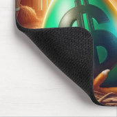 卵が緑の鶏 マウスパッド (コーナー)