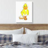 卵でアヒル キャンバスプリント (インサイチュ (寝室))