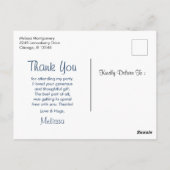 卵でバスケットに入れたパーティー感謝してい ポストカード (裏面)