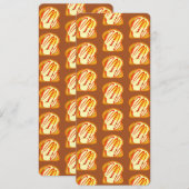 卵とトマトのフラットカードとアボカドトースト (正面/裏面)