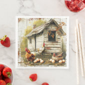 卵とハチミツのパーティーペーパーナプキン (インサイチュ)