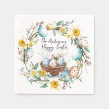 卵とフローライースター入りのバスケット