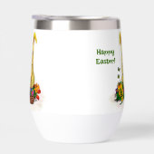 卵と花が咲くかわいいイースターウサギ (右面)