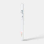 卵と花が咲くかわいいイースターウサギ iPhone 15ケース (左側面)