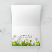 卵と雛とイースタージョイ シーズンカード (内部)