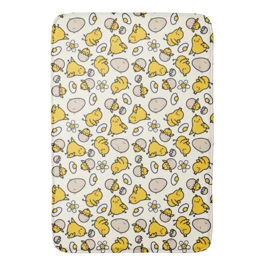 卵と雛 バスマット (正面縦)