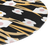 卵と麺のディナーパターン カッティングボード (角)