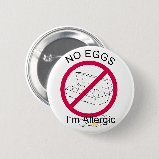 卵なし 缶バッジ (正面&裏面)