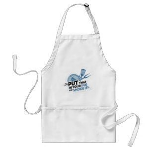 卵にその調子でBBQギャグ スタンダードエプロン