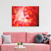 卵に入る男性の生殖精子 キャンバスプリント (インサイチュ (リビング))