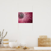 卵に向かって泳ぐ精子の顕微鏡的見解4 ポスター (キッチン)