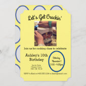 卵に最高のパーティー招待状！ 招待状 (正面/裏面)