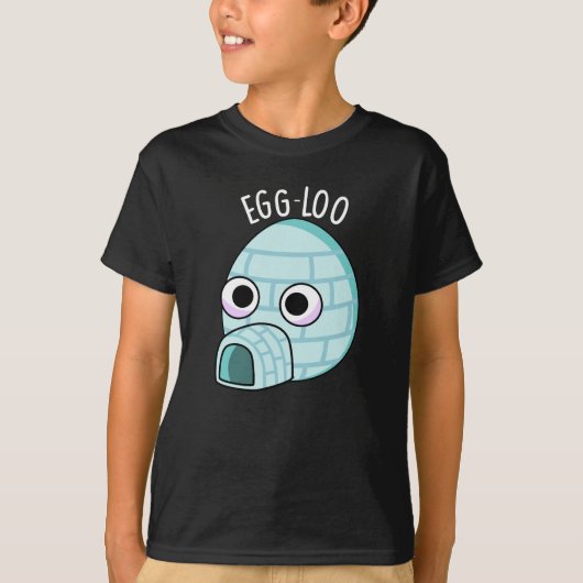 卵のようなくだけたイグルー Tシャツ (正面)