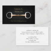 卵のカタツムリのビット乗馬術 名刺 (正面/裏面)