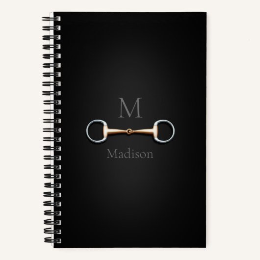 卵のカタツムリモノグラムのビット馬術 ノートブック (正面)