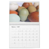 卵のカレンダー カレンダー (2月 2027)