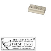 卵のカートン華美縁どスタンプ ラバースタンプ (押印)