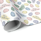 卵のスペクタリング紙 ラッピングペーパー (ロールコーナー)