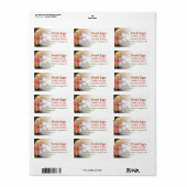 卵のバスケットのラベル ラベル (フルシート)