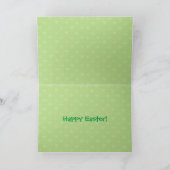 卵のバスケットの民芸イースターのコーギー及び友人 シーズンカード (内部)